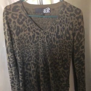 WOMENS LONG SLEEVE FOX SIZE LARGE TOP!!